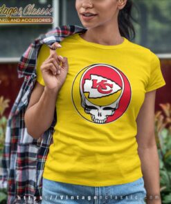 Kansas City Chiefs Grateful Dead Steal Your Face Women TShirt