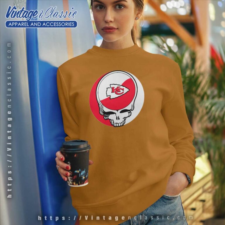 Kansas City Chiefs Grateful Dead Sweatshirt Kansas City Chiefs Grateful Dead Sweatshirt