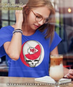 Kansas City Chiefs Grateful Dead Women TShirt