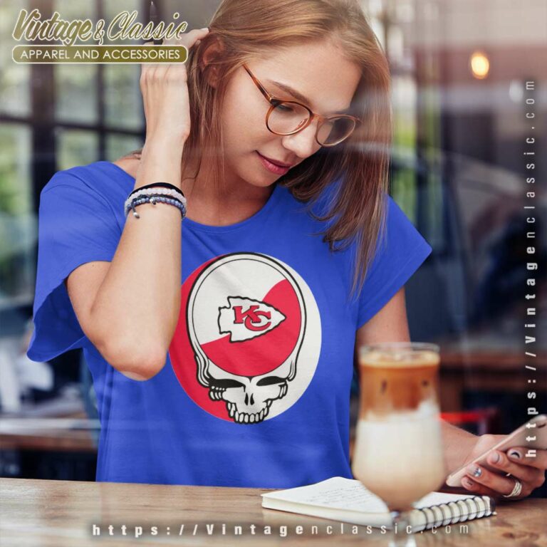 Kansas City Chiefs Grateful Dead Women TShirt Kansas City Chiefs Grateful Dead Women TShirt