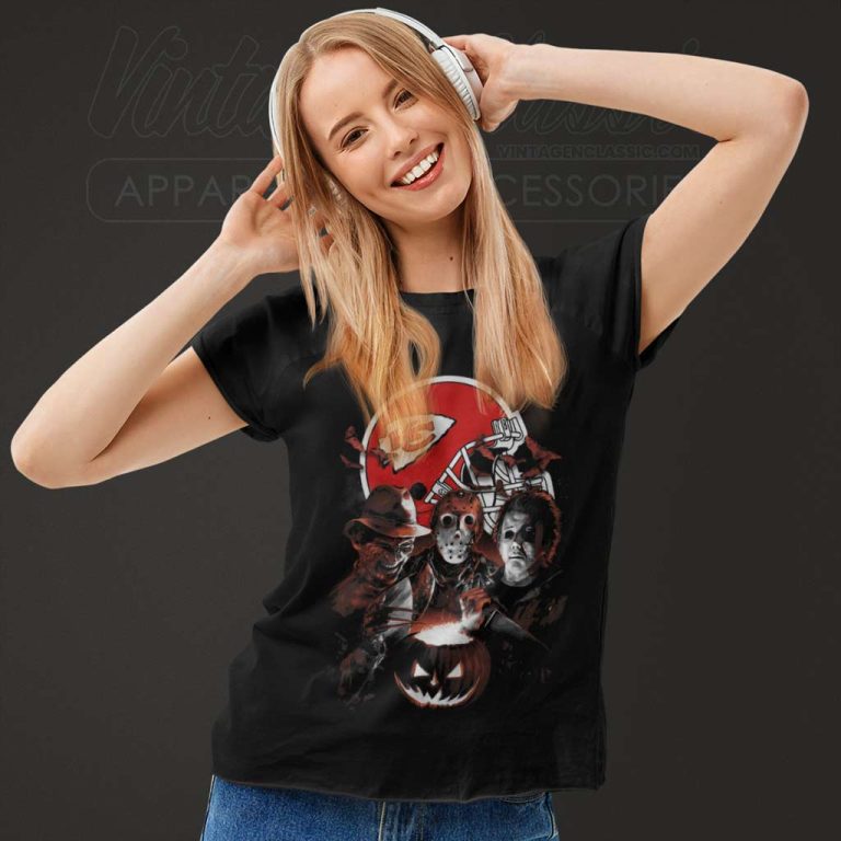 Kansas City Chiefs Halloween Scream Women TShirt Kansas City Chiefs Halloween Scream Women TShirt