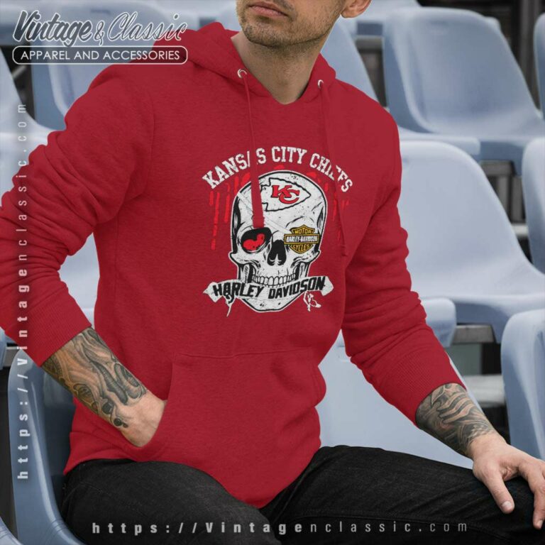 Kansas City Chiefs Harley Daivsion Skull Hoodie Kansas City Chiefs Harley Daivsion Skull Hoodie