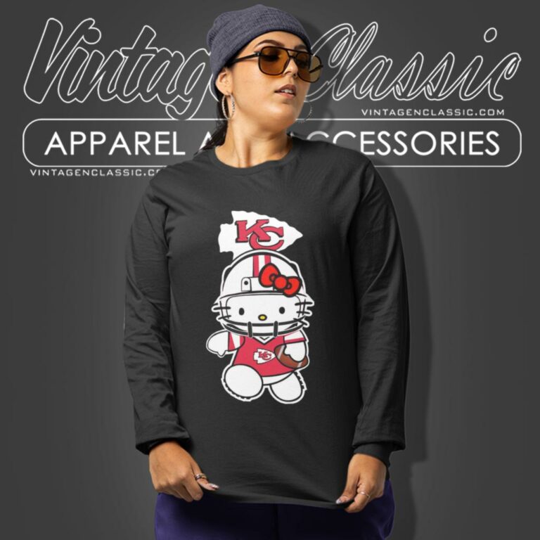 Kansas City Chiefs Hello Kitty Long Sleeve Tee Kansas City Chiefs Hello Kitty Long Sleeve Tee