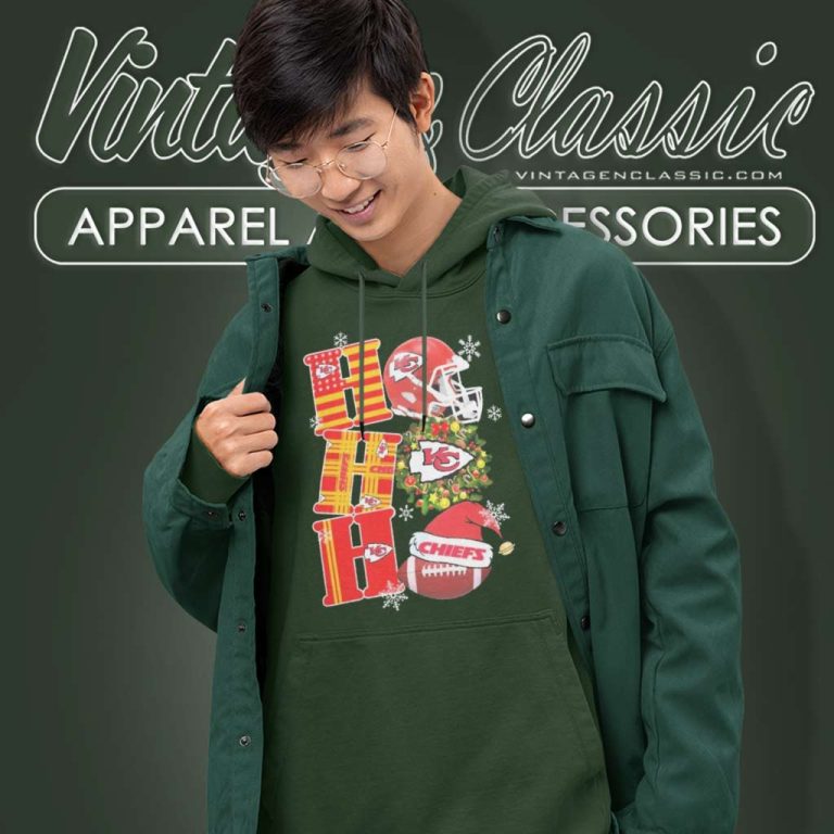 Kansas City Chiefs Ho Ho Ho Christmas Nfl Hoodie Kansas City Chiefs Ho Ho Ho Christmas Nfl Hoodie