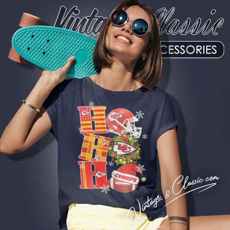 Kansas City Chiefs Ho Ho Ho Christmas Nfl Women TShirt Kansas City Chiefs Ho Ho Ho Christmas Nfl Women TShirt