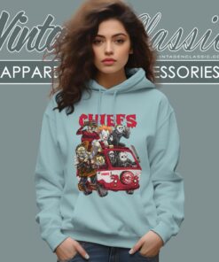 Kansas City Chiefs Horror Movies Characters Halloween Shirt