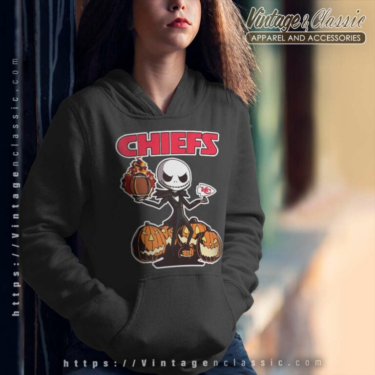 Kansas City Chiefs Jack Skellington Halloween Hoodie Kansas City Chiefs Jack Skellington Halloween Hoodie