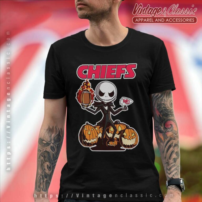 Kansas City Chiefs Jack Skellington Halloween T Shirt Kansas City Chiefs Jack Skellington Halloween T Shirt