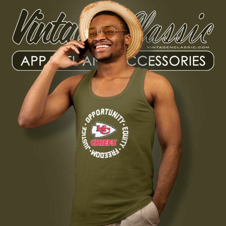Kansas City Chiefs Justice Shirt Opportunity Equity Freedom Tank Top Racerback Kansas City Chiefs Justice Shirt Opportunity Equity Freedom Tank Top Racerback
