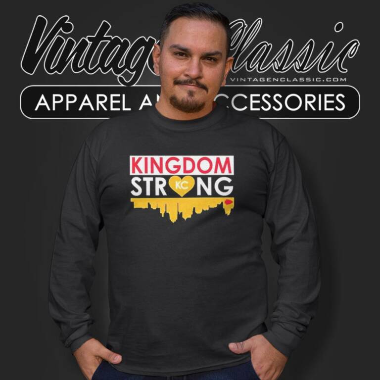Kansas City Chiefs Kingdom Strong Long Sleeve Tee Kansas City Chiefs Kingdom Strong Long Sleeve Tee