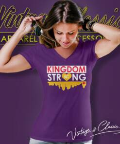 Kansas City Chiefs Kingdom Strong V Neck TShirt