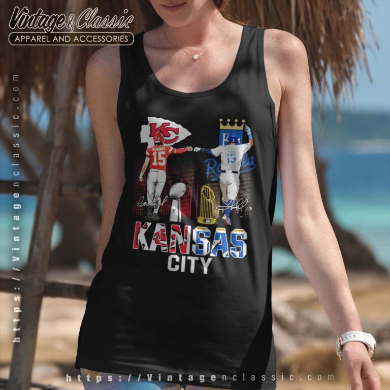 Kansas City Chiefs Mahomes And Kansas City Royals Perez Tank Top Kansas City Chiefs Mahomes And Kansas City Royals Perez Tank Top