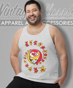 Kansas City Chiefs Nfl Grateful Dancing Bears Tank Top Racerback