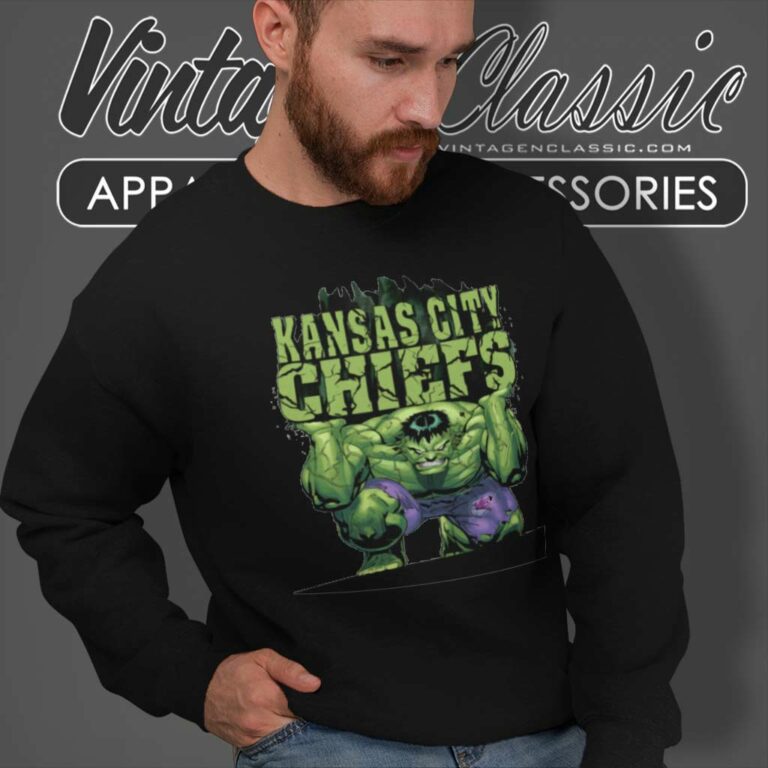 Kansas City Chiefs Nfl Hulk Avengers Sweatshirt Kansas City Chiefs Nfl Hulk Avengers Sweatshirt