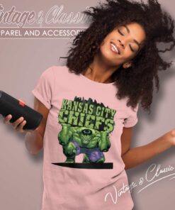 Kansas City Chiefs Nfl Hulk Avengers Women TShirt