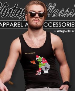 Kansas City Chiefs Nfl Santa Grinch Toilet Football Team Christmas Tank Top Racerback