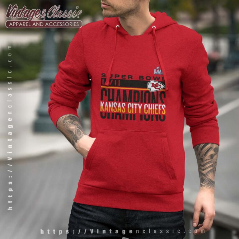 Kansas City Chiefs Red Super Bowl LVII Champions shirt Signature Roster Hoodie Kansas City Chiefs Red Super Bowl LVII Champions shirt Signature Roster Hoodie