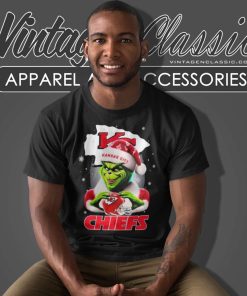 Kansas City Chiefs Santa Grinch Christmas T Shirt