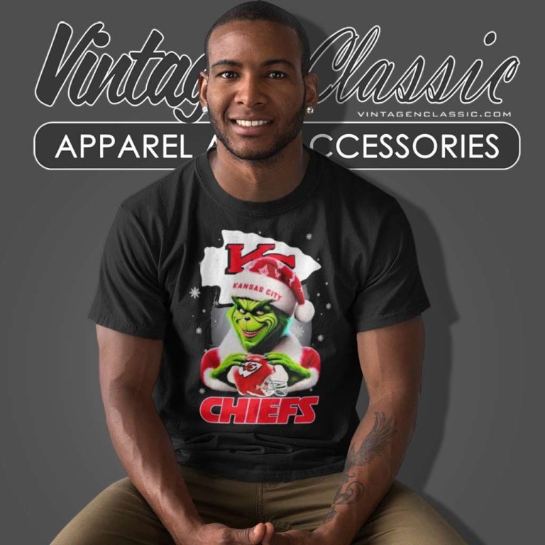 Kansas City Chiefs Santa Grinch Christmas T Shirt Kansas City Chiefs Santa Grinch Christmas T Shirt