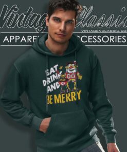 Kansas City Chiefs Shirt Holiday Eat Drink And Be Merry Hoodie 1