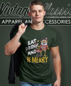 Kansas City Chiefs Shirt Holiday Eat Drink And Be Merry T Shirt 1