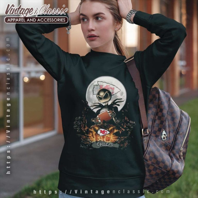 Kansas City Chiefs Shirt Jack Skellington Halloween Sweatshirt Kansas City Chiefs Shirt Jack Skellington Halloween Sweatshirt