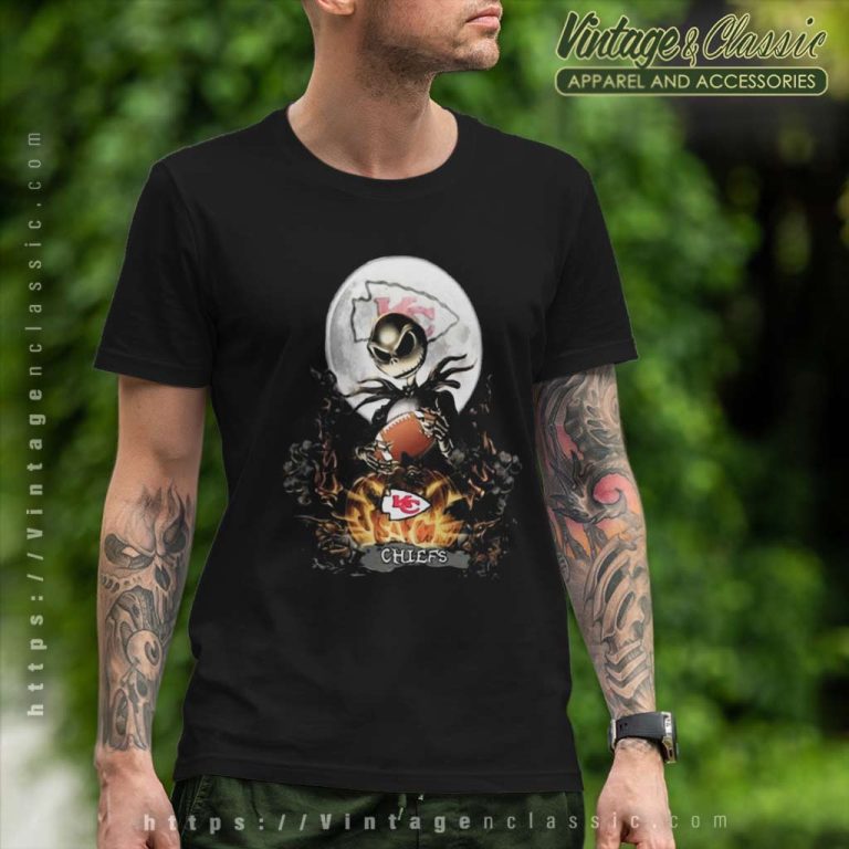 Kansas City Chiefs Shirt Jack Skellington Halloween T Shirt Kansas City Chiefs Shirt Jack Skellington Halloween T Shirt