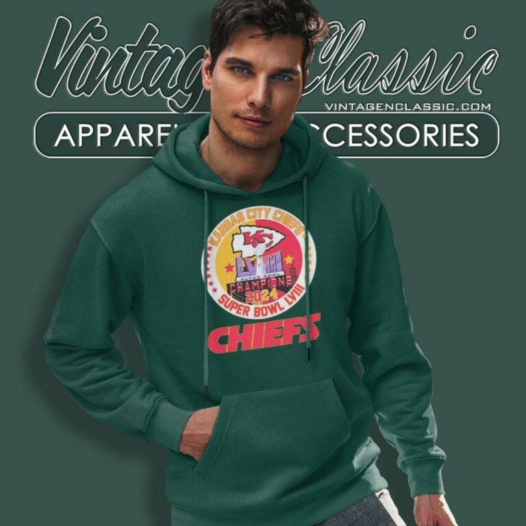 Kansas City Chiefs Skyline 2024 Super Bowl Lviii Champions Hoodie Kansas City Chiefs Skyline 2024 Super Bowl Lviii Champions Hoodie