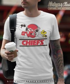 Kansas City Chiefs Snoopy And Woodstock T Shirt