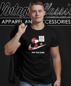 Kansas City Chiefs Snoopy Are Number One Shirt Nike Just Bow Down T Shirt