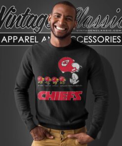 Kansas City Chiefs Snoopy Woodstock Team Walking Sweatshirt