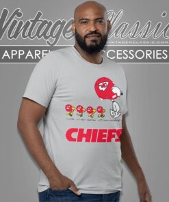 Kansas City Chiefs Snoopy Woodstock Team Walking T shirt