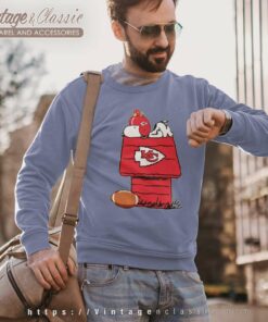 Kansas City Chiefs Snoopy Woodstock Waiting For Football Season Sweatshirt