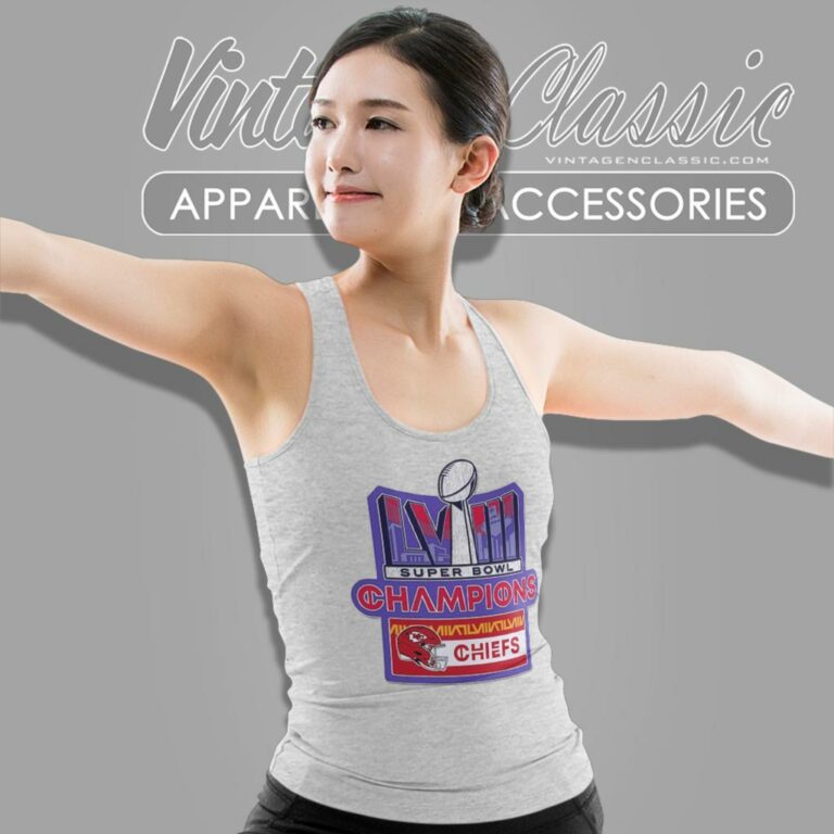 Kansas City Chiefs Souvenir Super Bowl Lviii Champions Tank Top Racerback Kansas City Chiefs Souvenir Super Bowl Lviii Champions Tank Top Racerback