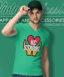 Kansas City Chiefs Strong Chiefs Pride V Neck TShirt