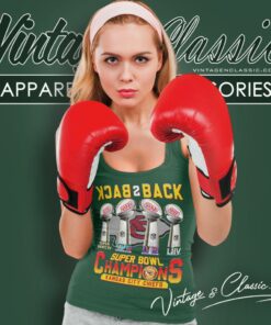 Kansas City Chiefs Super Bowl Champions Back To Back Tank Top Racerback 1