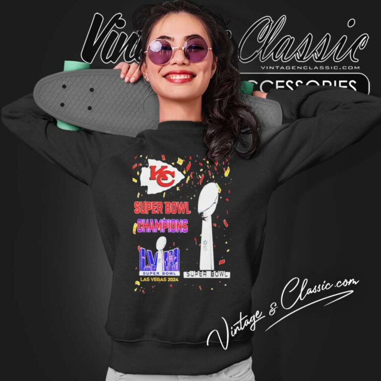 Kansas City Chiefs Super Bowl Champions Lviii 2024 Sweatshirt Kansas City Chiefs Super Bowl Champions Lviii 2024 Sweatshirt