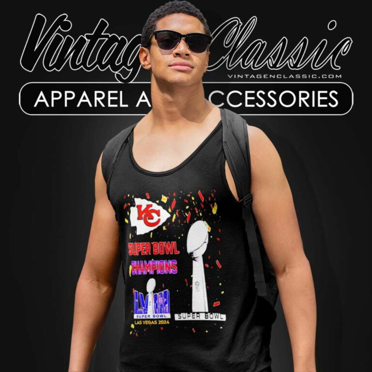 Kansas City Chiefs Super Bowl Champions Lviii 2024 Tank Top Racerback Kansas City Chiefs Super Bowl Champions Lviii 2024 Tank Top Racerback