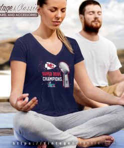 Kansas City Chiefs Super Bowl Lvii 2023 Champions V Neck TShirt