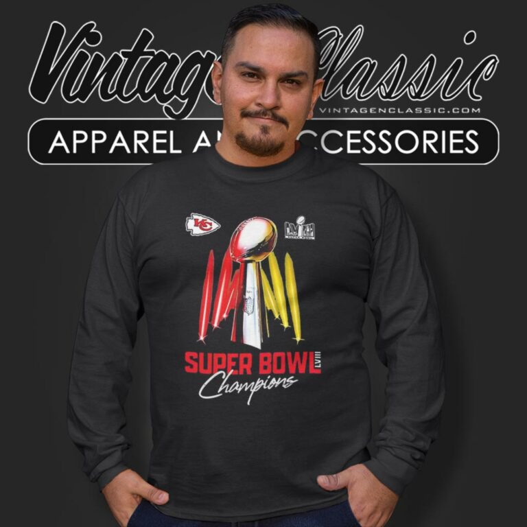 Kansas City Chiefs Super Bowl Lviii Champions Long Sleeve Tee Kansas City Chiefs Super Bowl Lviii Champions Long Sleeve Tee