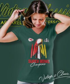 Kansas City Chiefs Super Bowl Lviii Champions V Neck TShirt
