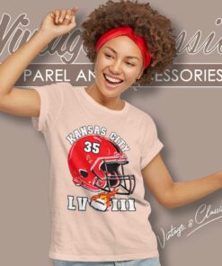 Kansas City Chiefs Super Bowl Lviii Helmet 35 Women TShirt