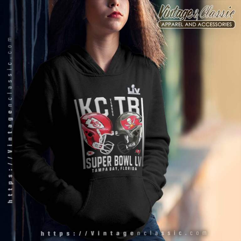 Kansas City Chiefs Tampa Bay Buccaneers Super Bowl Lv Hoodie Kansas City Chiefs Tampa Bay Buccaneers Super Bowl Lv Hoodie