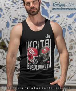 Kansas City Chiefs Tampa Bay Buccaneers Super Bowl LV Shirt 4 Kansas City Chiefs Tampa Bay Buccaneers Super Bowl Lv Tank Top Racerback