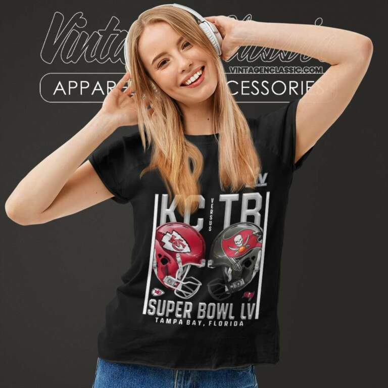 Kansas City Chiefs Tampa Bay Buccaneers Super Bowl Lv Women TShirt Kansas City Chiefs Tampa Bay Buccaneers Super Bowl Lv Women TShirt