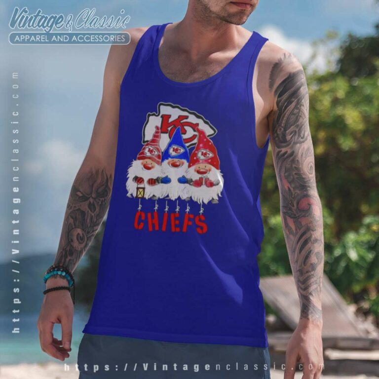 Kansas City Chiefs Team Gnomies Christmas Tank Top Racerback Kansas City Chiefs Team Gnomies Christmas Tank Top Racerback
