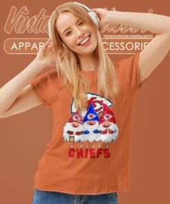 Kansas City Chiefs Team Gnomies Christmas Women TShirt