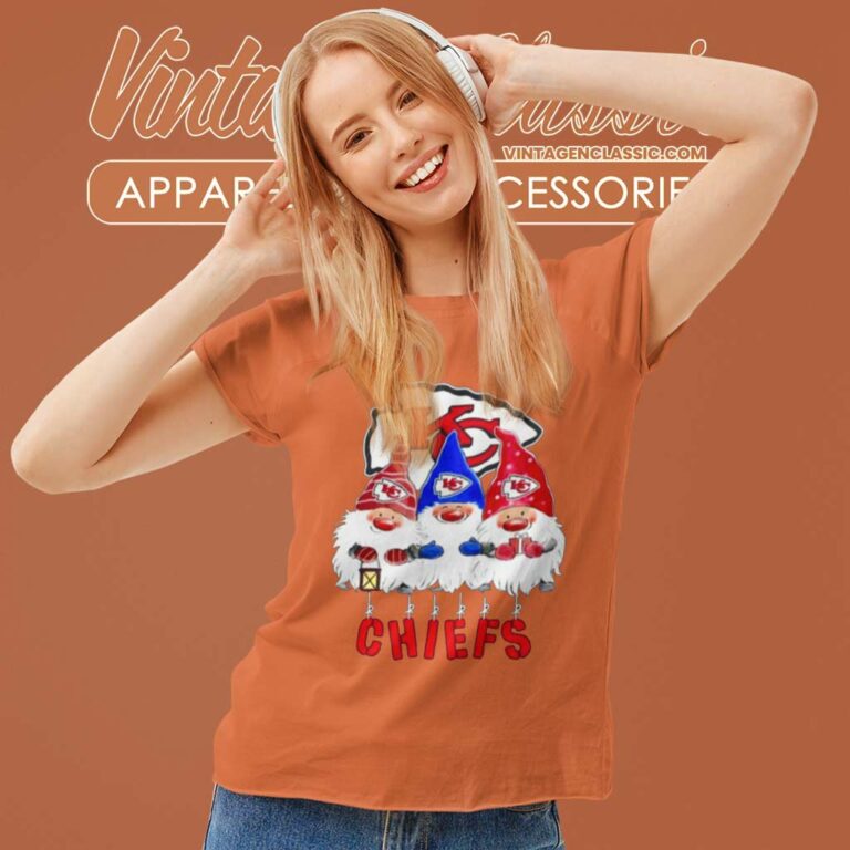 Kansas City Chiefs Team Gnomies Christmas Women TShirt Kansas City Chiefs Team Gnomies Christmas Women TShirt