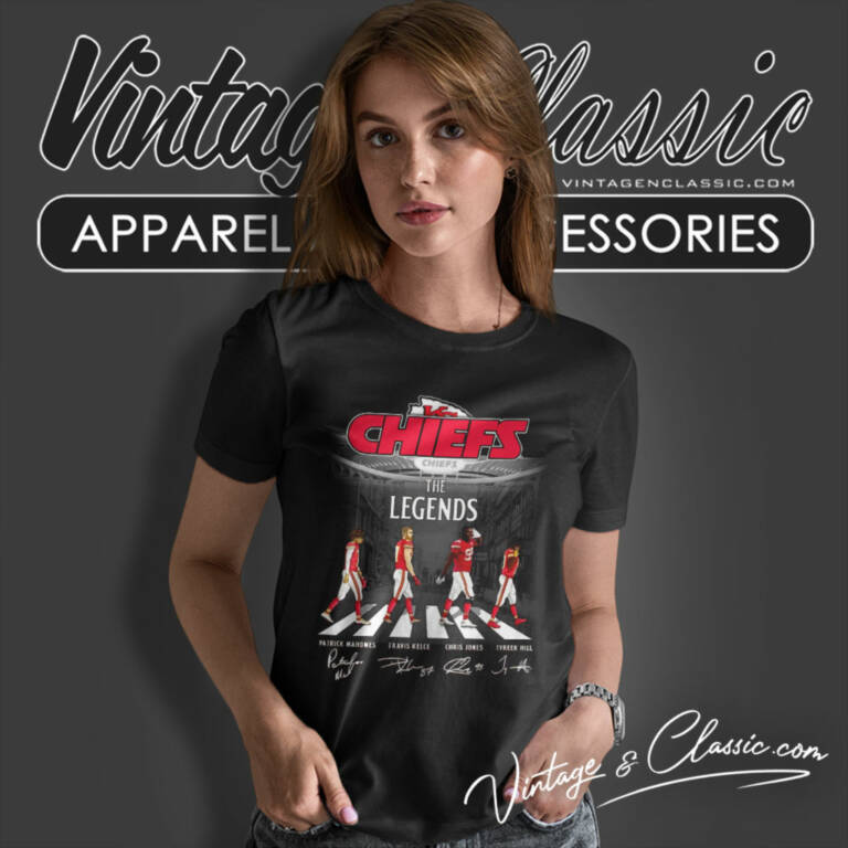 Kansas City Chiefs The Legends Signature Women T Shirt Kansas City Chiefs The Legends Signature Women T Shirt