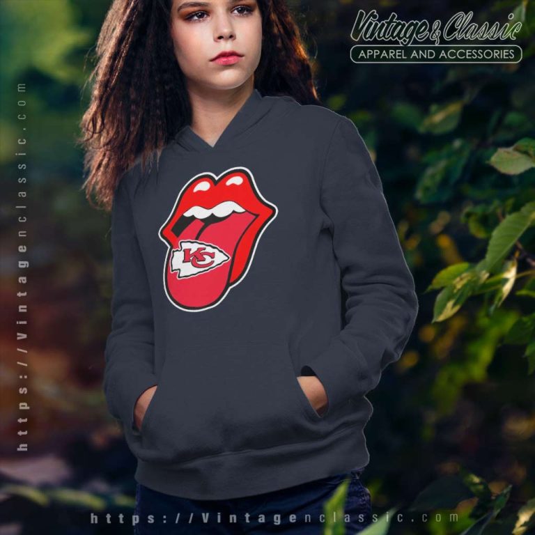 Kansas City Chiefs The Rolling Stones Logo Hoodie Kansas City Chiefs The Rolling Stones Logo Hoodie